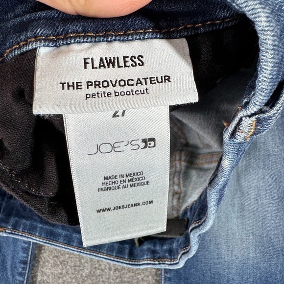 Joe's Flawless The Provocateur Distressed Boot Cut‎ Jeans Womens Size 27 - Picture 4 of 13